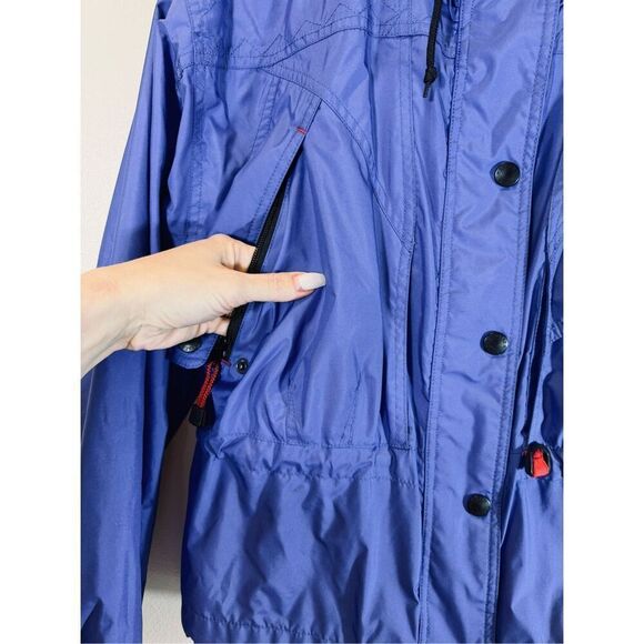 Vintage Marker LTD Vertical Ski/Snow Blue Jacket W/Detachable Hood Women’s 6 - Picture 3 of 14